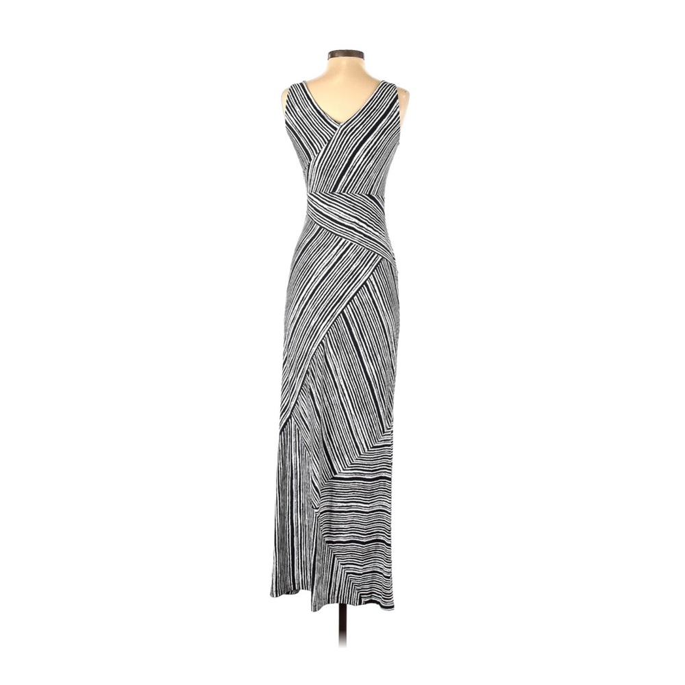 Tommy Bahama Casual Dress Black White Stripe